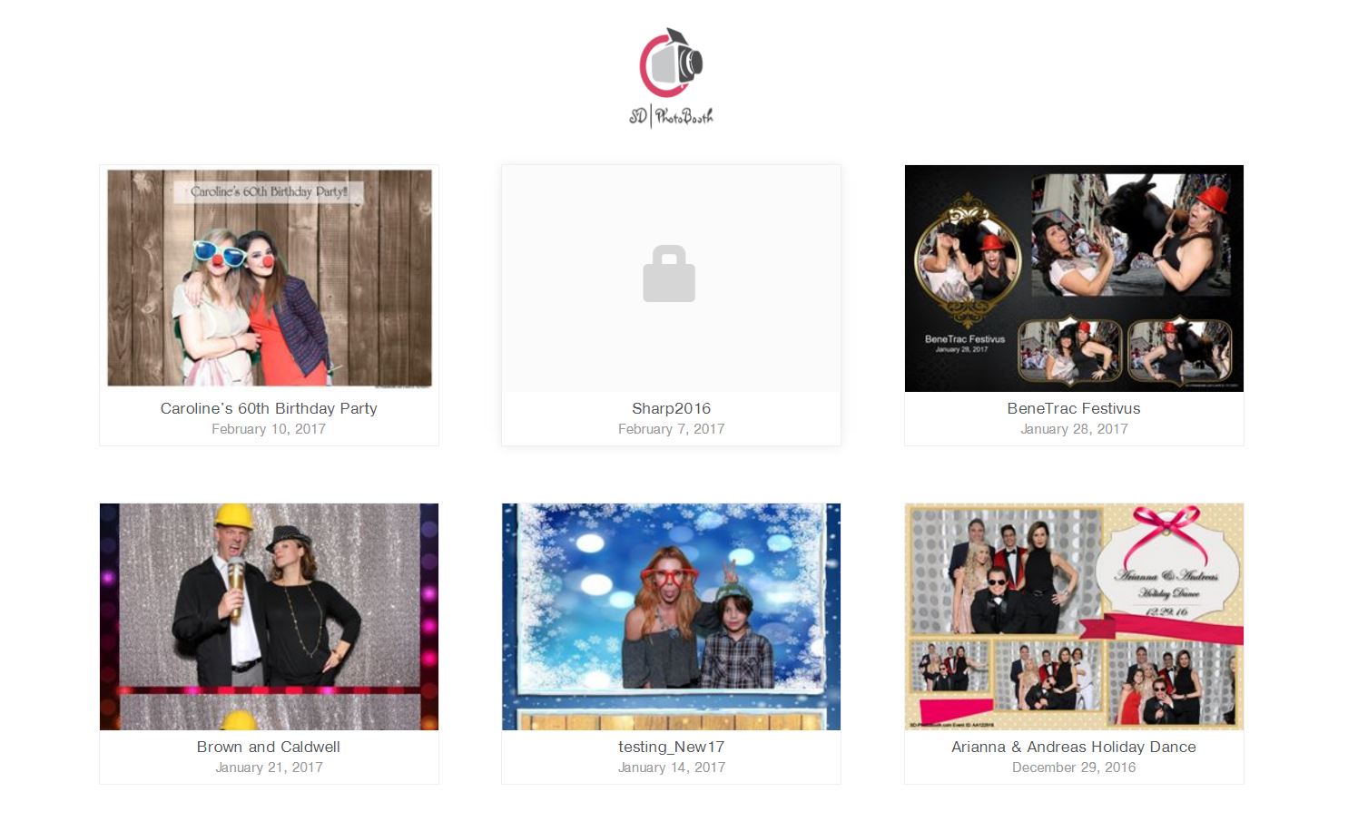 Sample Event Page